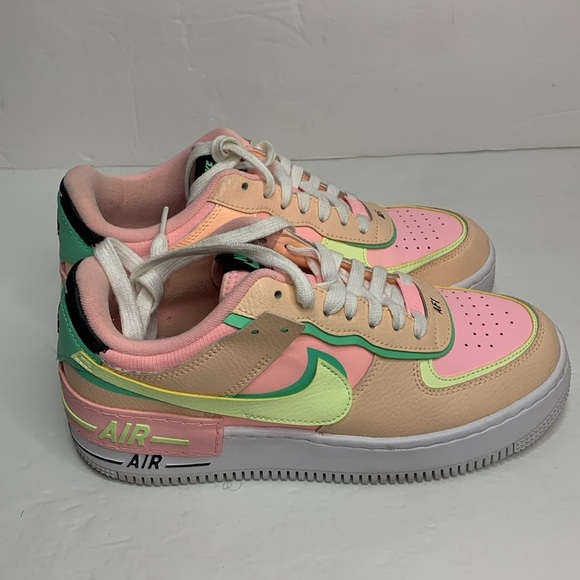 Nike Air Force 1 Shadow Arctic Punch Barely Volt Women’s Size 9 CU8591-601 - Picture 2 of 12